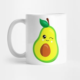 Avocado Costume Vegan Winking Cute Avocado Girls Kids gift Mug